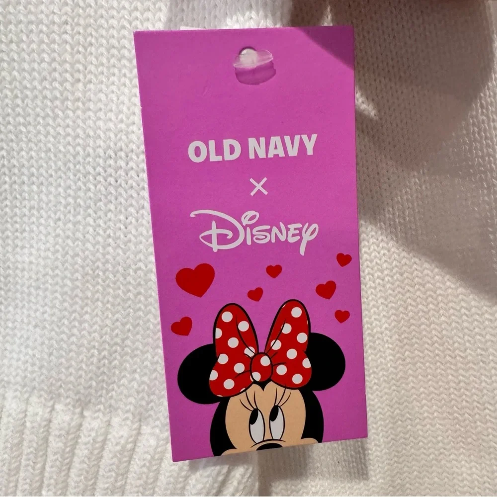 NWT Old Navy x Disney Minnie Mouse Graphic Pullover Sweater - 100% cotton